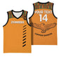 Custom Zambia Football Basketball Jersey Copper Queens Kente Pattern LT14