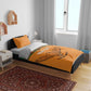 Custom Zambia Football Bedding Set Copper Queens Kente Pattern