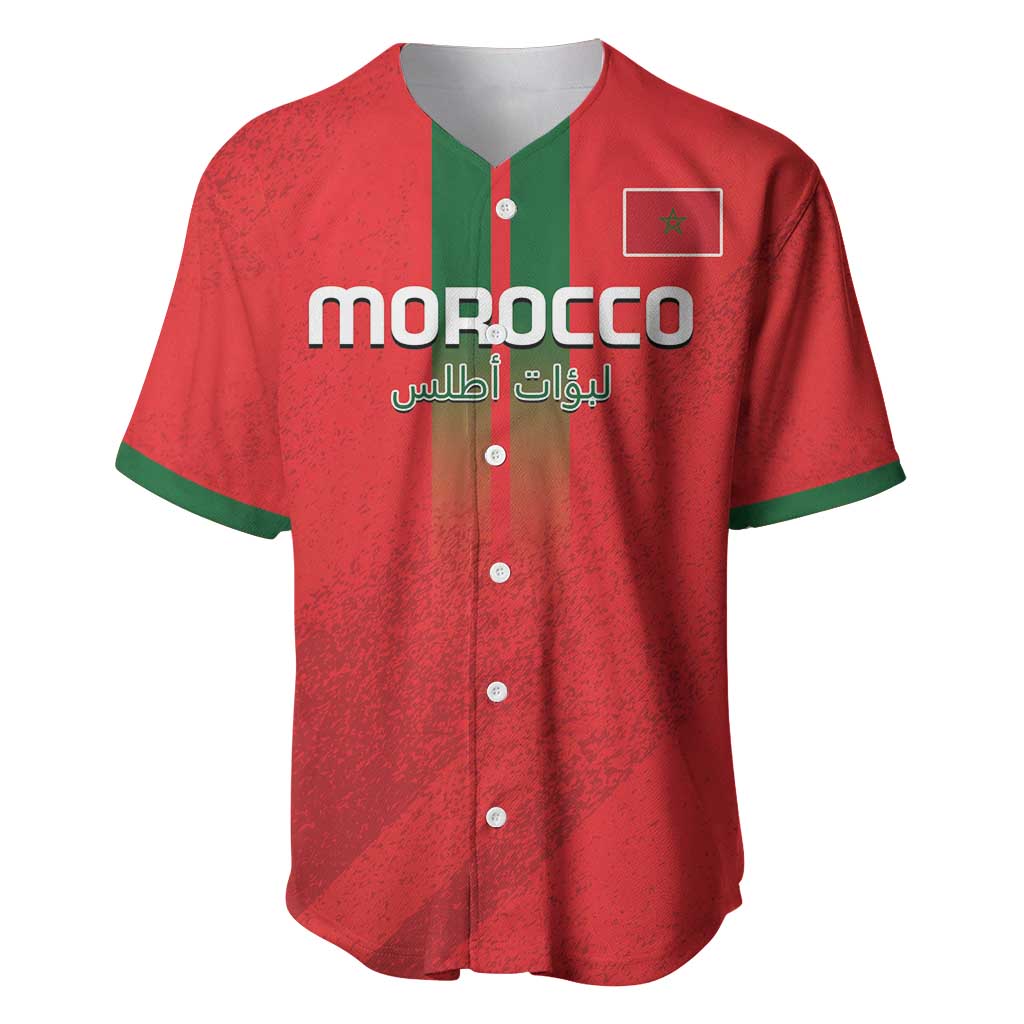 Custom Morocco Football Baseball Jersey Go Lionesses of Atlas