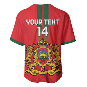 Custom Morocco Football Baseball Jersey Go Lionesses of Atlas