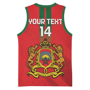 Custom Morocco Football Basketball Jersey Go Lionesses of Atlas LT14
