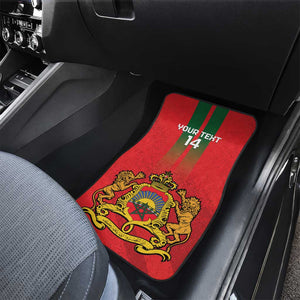 Custom Morocco Football Car Mats Go Lionesses of Atlas