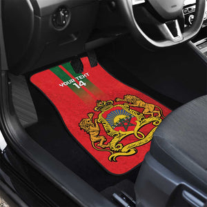 Custom Morocco Football Car Mats Go Lionesses of Atlas