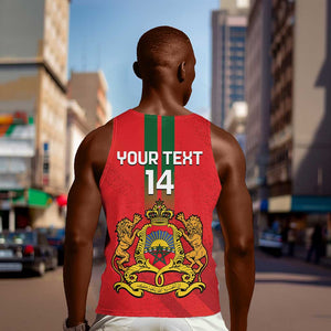 Custom Morocco Football Men Tank Top Go Lionesses of Atlas