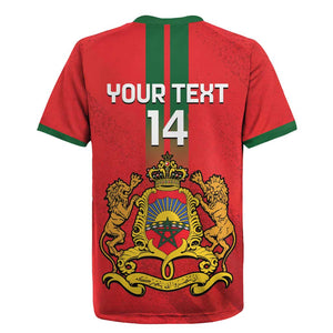 Custom Morocco Football Rugby Jersey Go Lionesses of Atlas