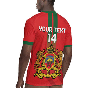 Custom Morocco Football Rugby Jersey Go Lionesses of Atlas