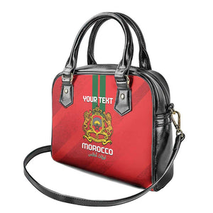 Custom Morocco Football Shoulder Handbag Go Lionesses of Atlas