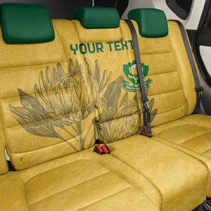 Custom South Africa Soccer Back Car Seat Cover Go Banyana Banyana Proteas