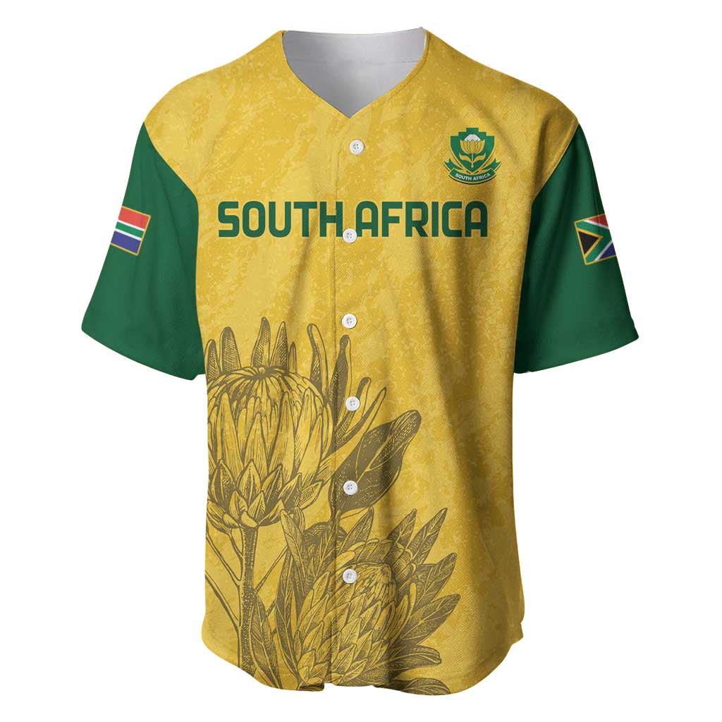 Custom South Africa Soccer Baseball Jersey Go Banyana Banyana Proteas