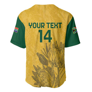 Custom South Africa Soccer Baseball Jersey Go Banyana Banyana Proteas