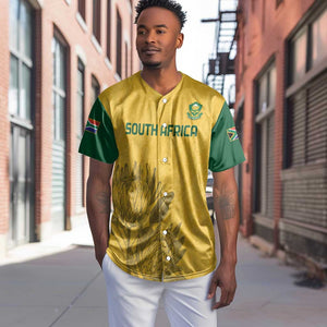 Custom South Africa Soccer Baseball Jersey Go Banyana Banyana Proteas