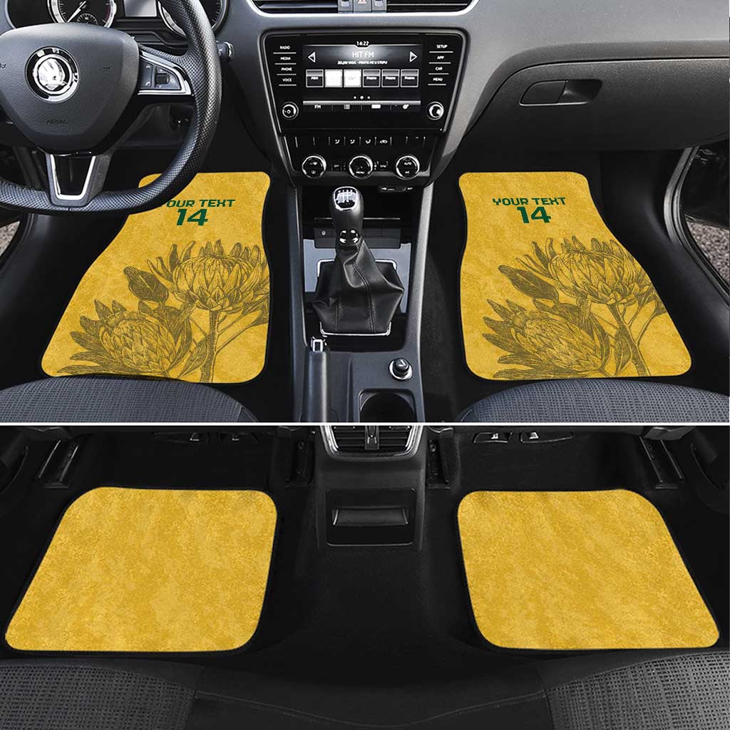 Custom South Africa Soccer Car Mats Go Banyana Banyana Proteas