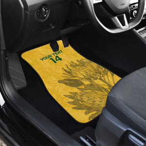 Custom South Africa Soccer Car Mats Go Banyana Banyana Proteas