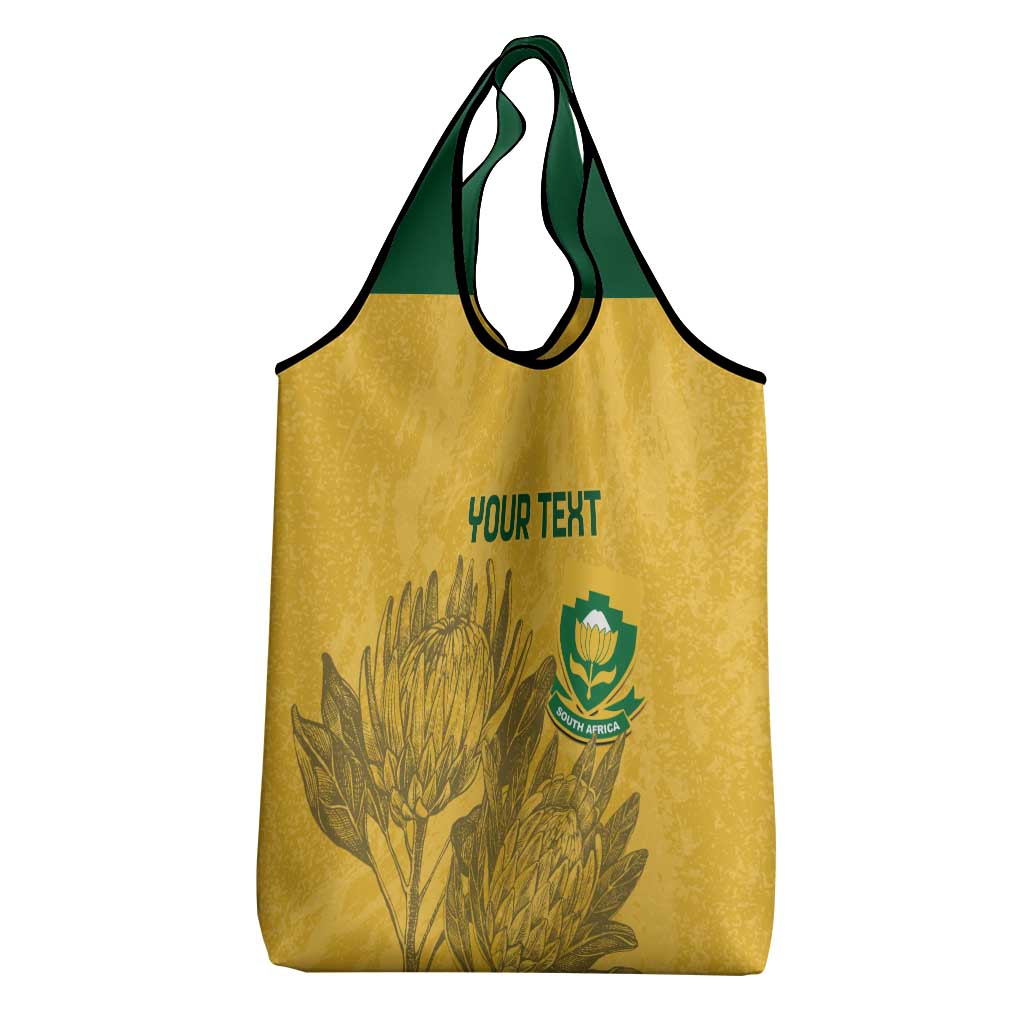 Custom South Africa Soccer Grocery Bag Go Banyana Banyana Proteas