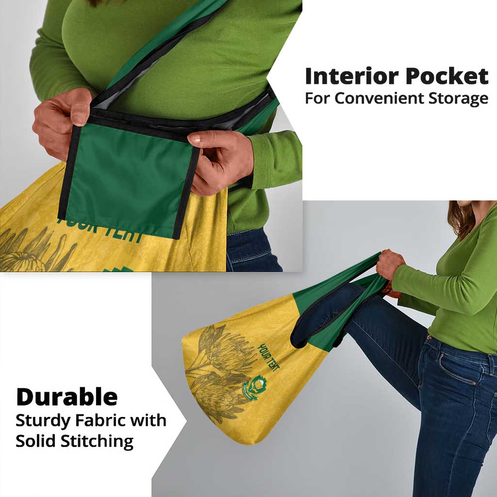Custom South Africa Soccer Grocery Bag Go Banyana Banyana Proteas
