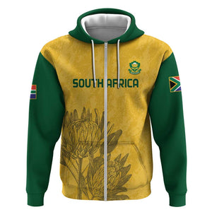 Custom South Africa Soccer Hoodie Go Banyana Banyana Proteas