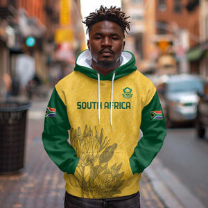 Custom South Africa Soccer Hoodie Go Banyana Banyana Proteas