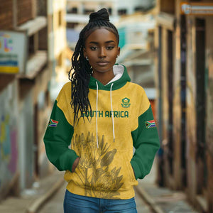 Custom South Africa Soccer Hoodie Go Banyana Banyana Proteas