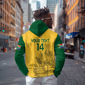 Custom South Africa Soccer Hoodie Go Banyana Banyana Proteas