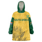 Custom South Africa Soccer KId Wearable Blanket Hoodie Go Banyana Banyana Proteas