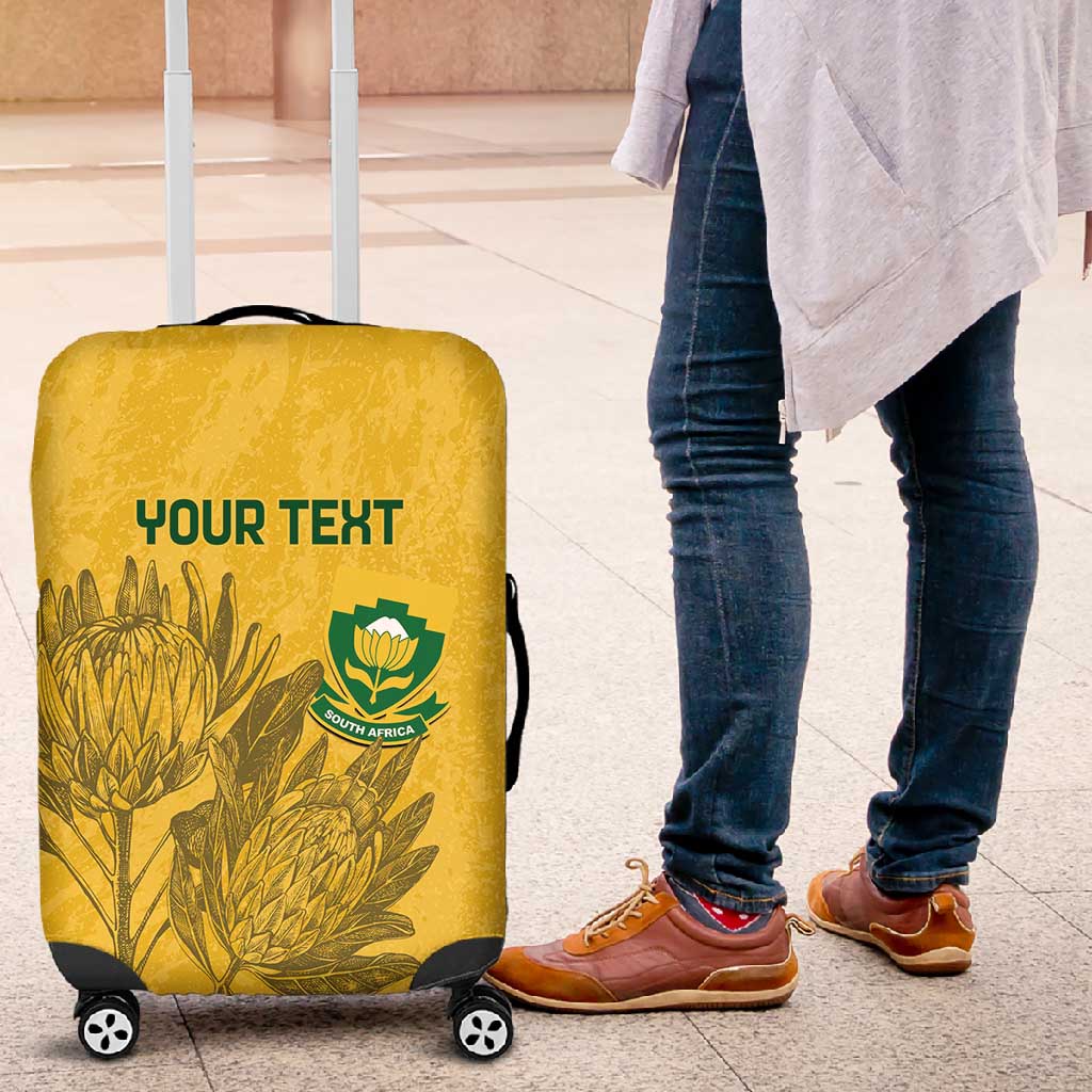 Custom South Africa Soccer Luggage Cover Go Banyana Banyana Proteas