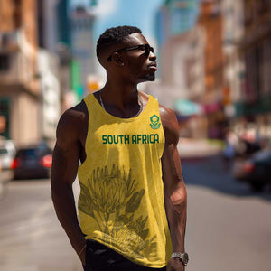 Custom South Africa Soccer Men Tank Top Go Banyana Banyana Proteas