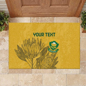 Custom South Africa Soccer Rubber Doormat Go Banyana Banyana Proteas