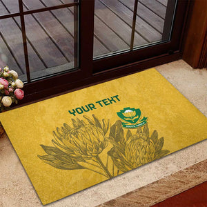 Custom South Africa Soccer Rubber Doormat Go Banyana Banyana Proteas