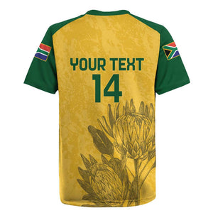 Custom South Africa Soccer Rugby Jersey Go Banyana Banyana Proteas