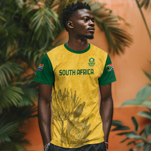 Custom South Africa Soccer T shirt Go Banyana Banyana Proteas