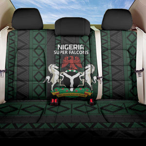 Nigeria Football Back Car Seat Cover Go Super Falcons African Pattern