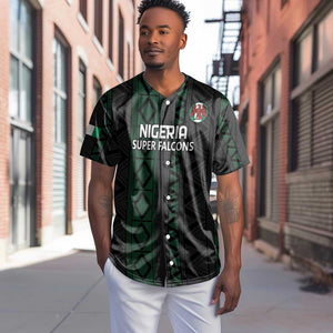 Custom Nigeria Football Baseball Jersey Go Super Falcons African Pattern