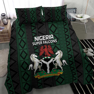 Nigeria Football Bedding Set Go Super Falcons African Pattern