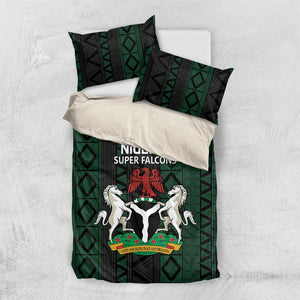 Nigeria Football Bedding Set Go Super Falcons African Pattern