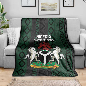 Nigeria Football Blanket Go Super Falcons African Pattern