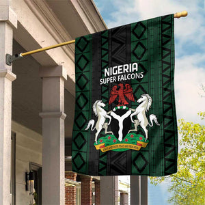 Nigeria Football Garden Flag Go Super Falcons African Pattern