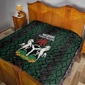 Nigeria Football Quilt Go Super Falcons African Pattern