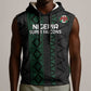 Custom Nigeria Football Sleeveless Hoodie Go Super Falcons African Pattern - African Pride