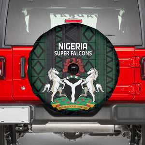 Nigeria Football Spare Tire Cover Go Super Falcons African Pattern