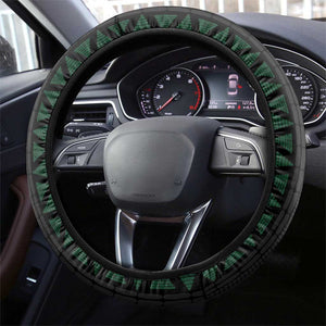 Nigeria Football Steering Wheel Cover Go Super Falcons African Pattern