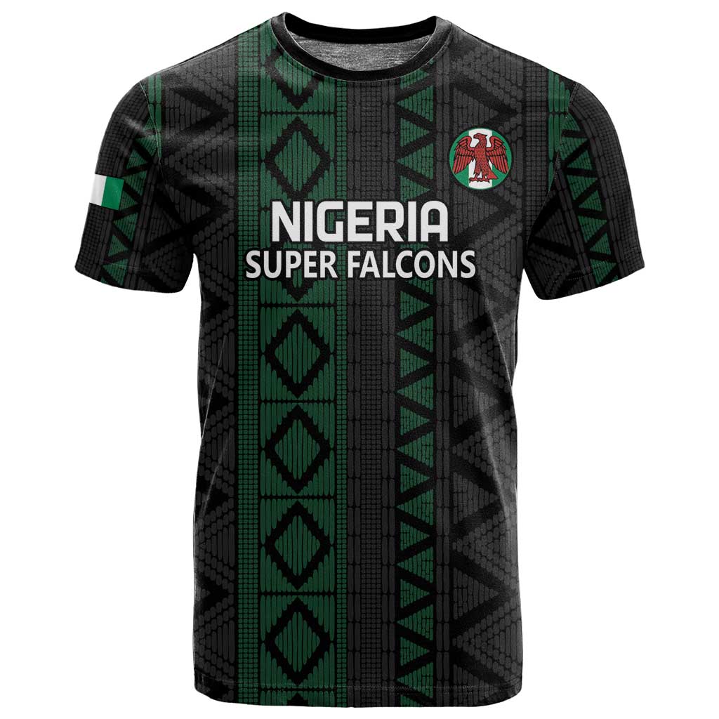 Custom Nigeria Football T shirt Go Super Falcons African Pattern