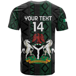 Custom Nigeria Football T shirt Go Super Falcons African Pattern