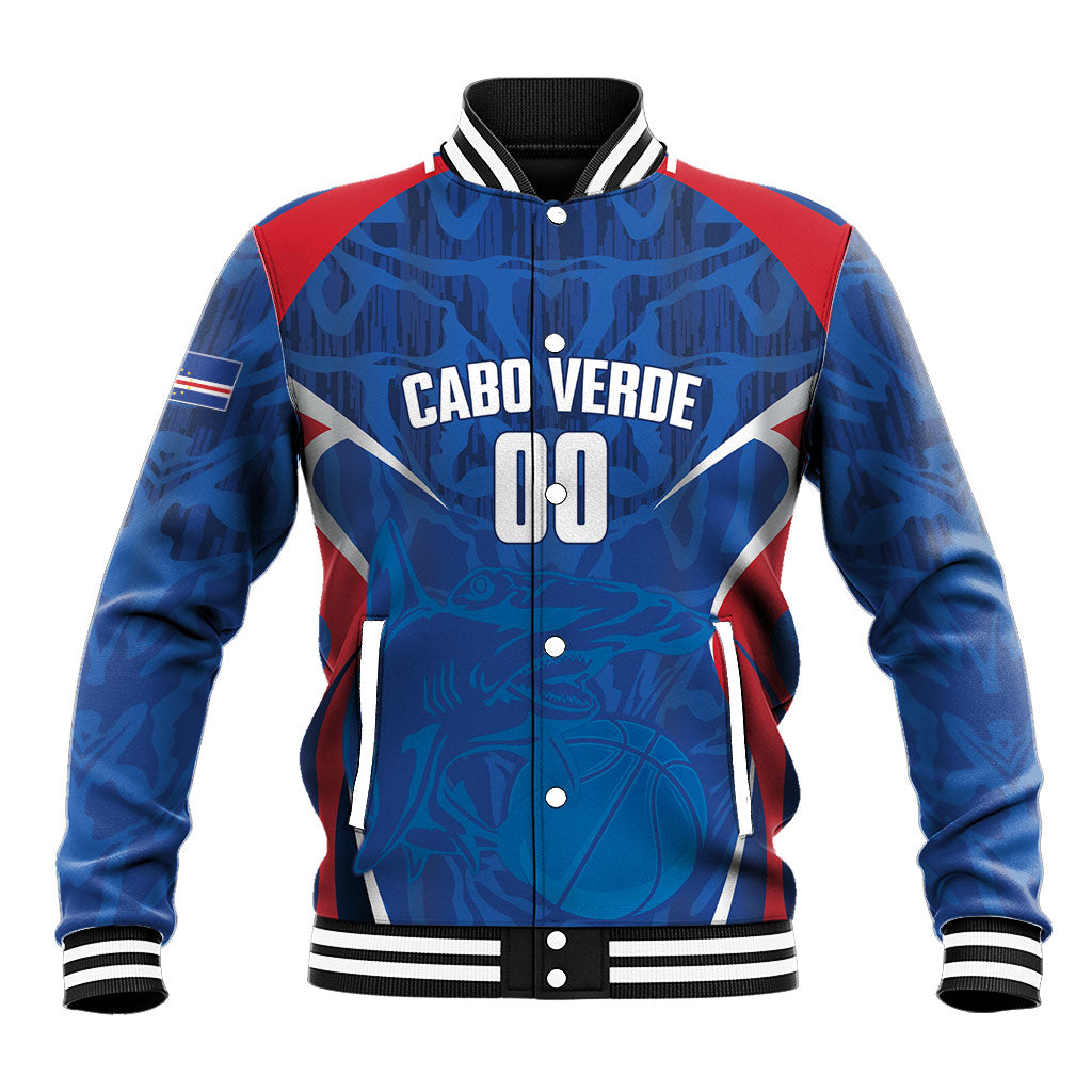 Cape Verde Basketball 2026 Custom Baseball Jacket Come On Hammer Sharks