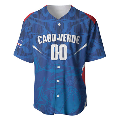 Cape Verde Basketball 2026 Custom Baseball Jersey Come On Hammer Sharks