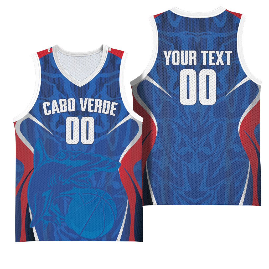 Cape Verde Basketball 2026 Custom Basketball Jersey Come On Hammer Sharks