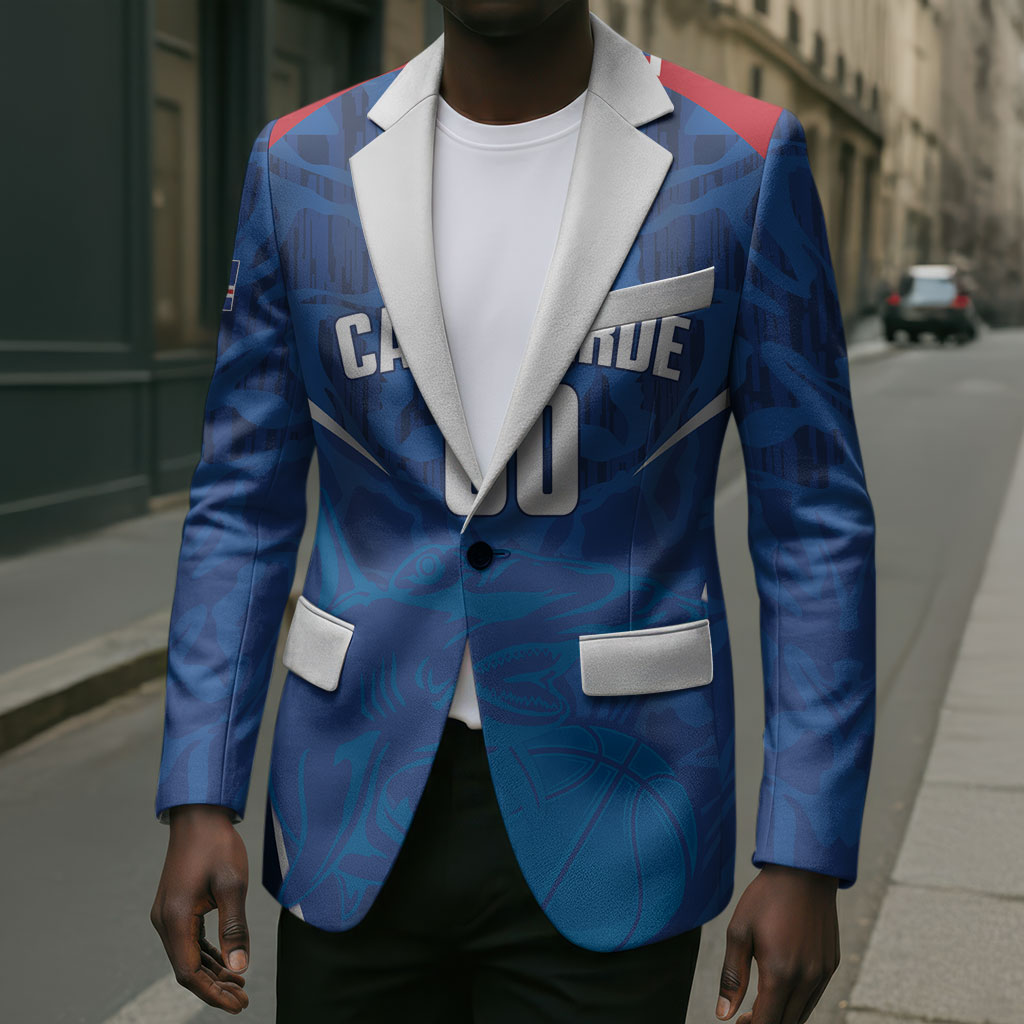 Cape Verde Basketball 2026 Custom Blazer Come On Hammer Sharks
