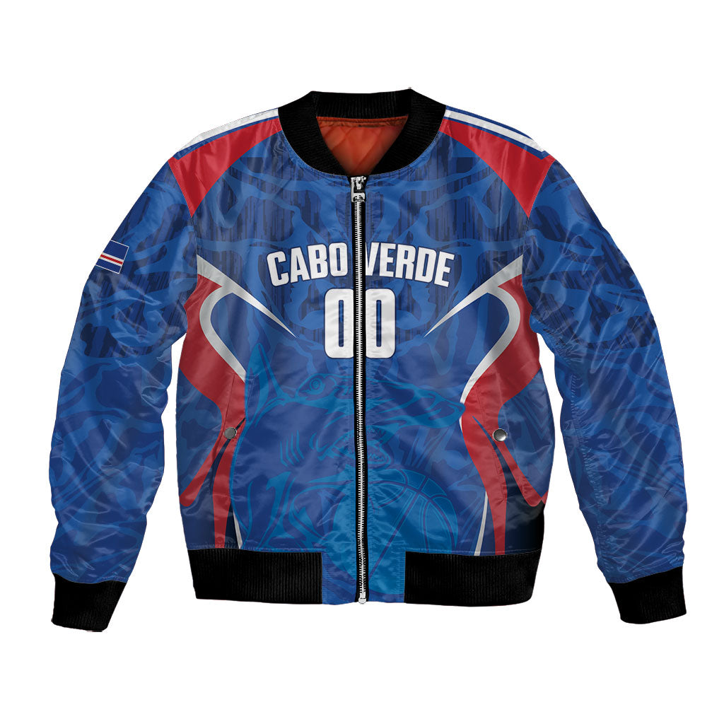 Cape Verde Basketball 2026 Custom Bomber Jacket Come On Hammer Sharks