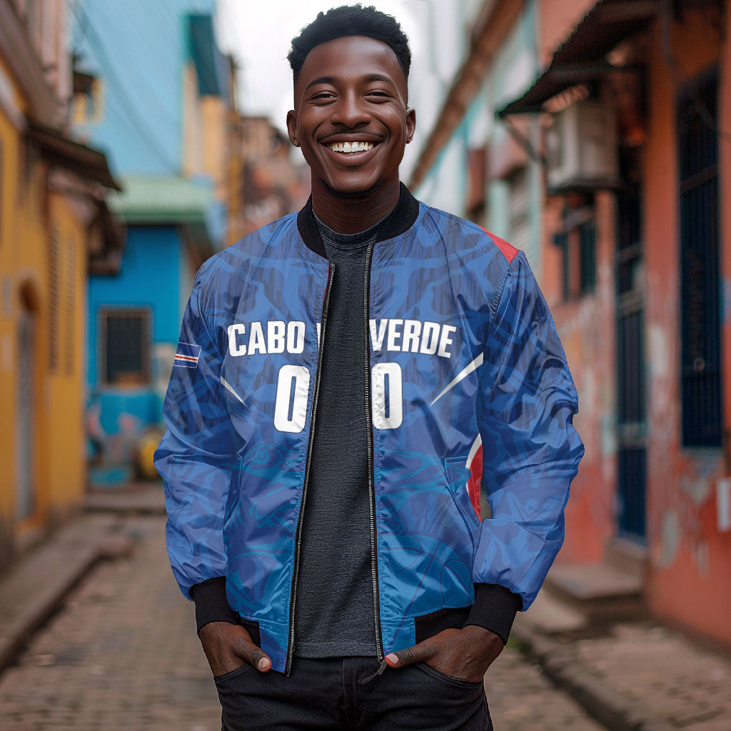 Cape Verde Basketball 2026 Custom Bomber Jacket Come On Hammer Sharks