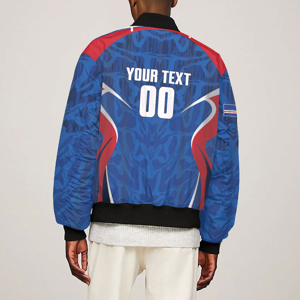 Cape Verde Basketball 2026 Custom Bomber Jacket Come On Hammer Sharks