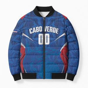 Cape Verde Basketball 2026 Custom Bomber Puffer Jacket Come On Hammer Sharks